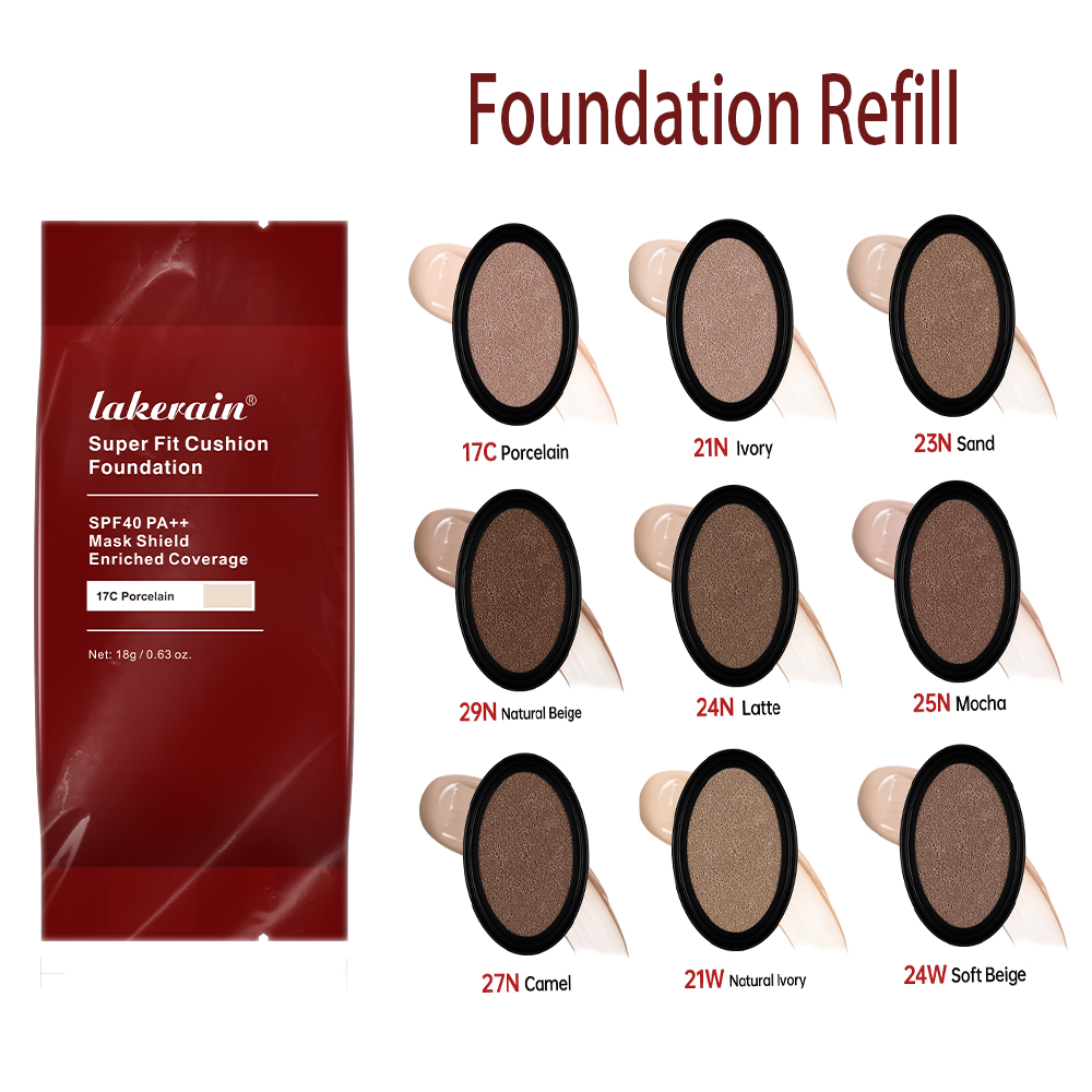 Bb Cushion Korean - Waterproof Cushion Foundation Refill Long-lasting High