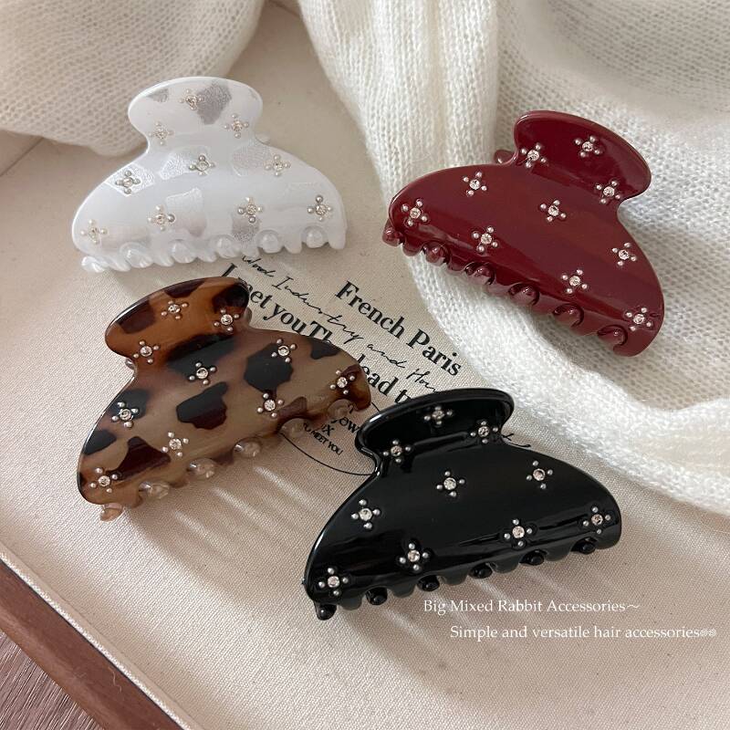 Hanbok Hair Pin - French Elegant Resin Small Claw Clip