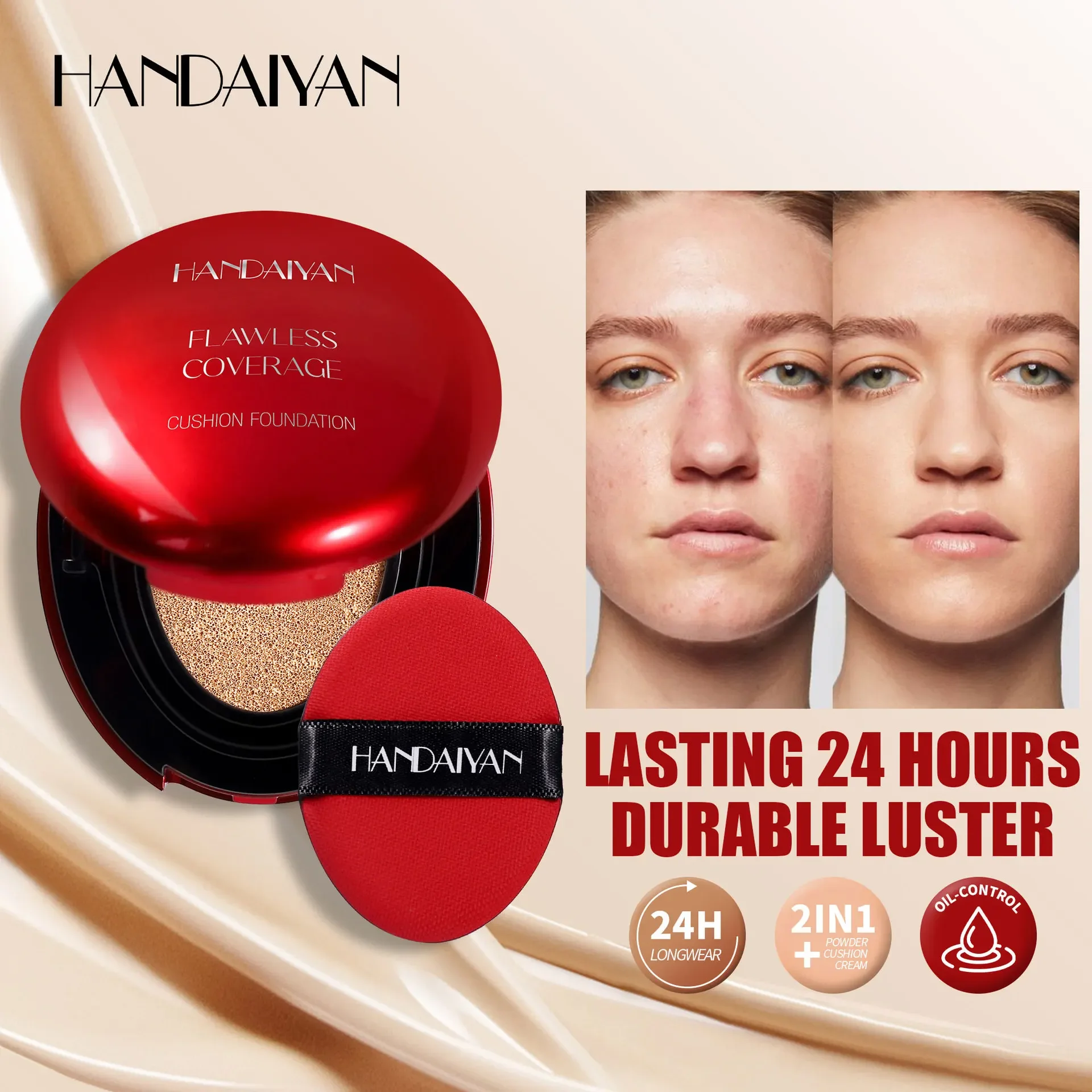 Korean Air Cushion Foundation  - Bb Cushion Korean avaliação e preço