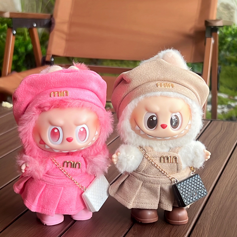 15 17cm For Labubu Doll Outfit - Korean Luxury Lifestyle avaliação e preço