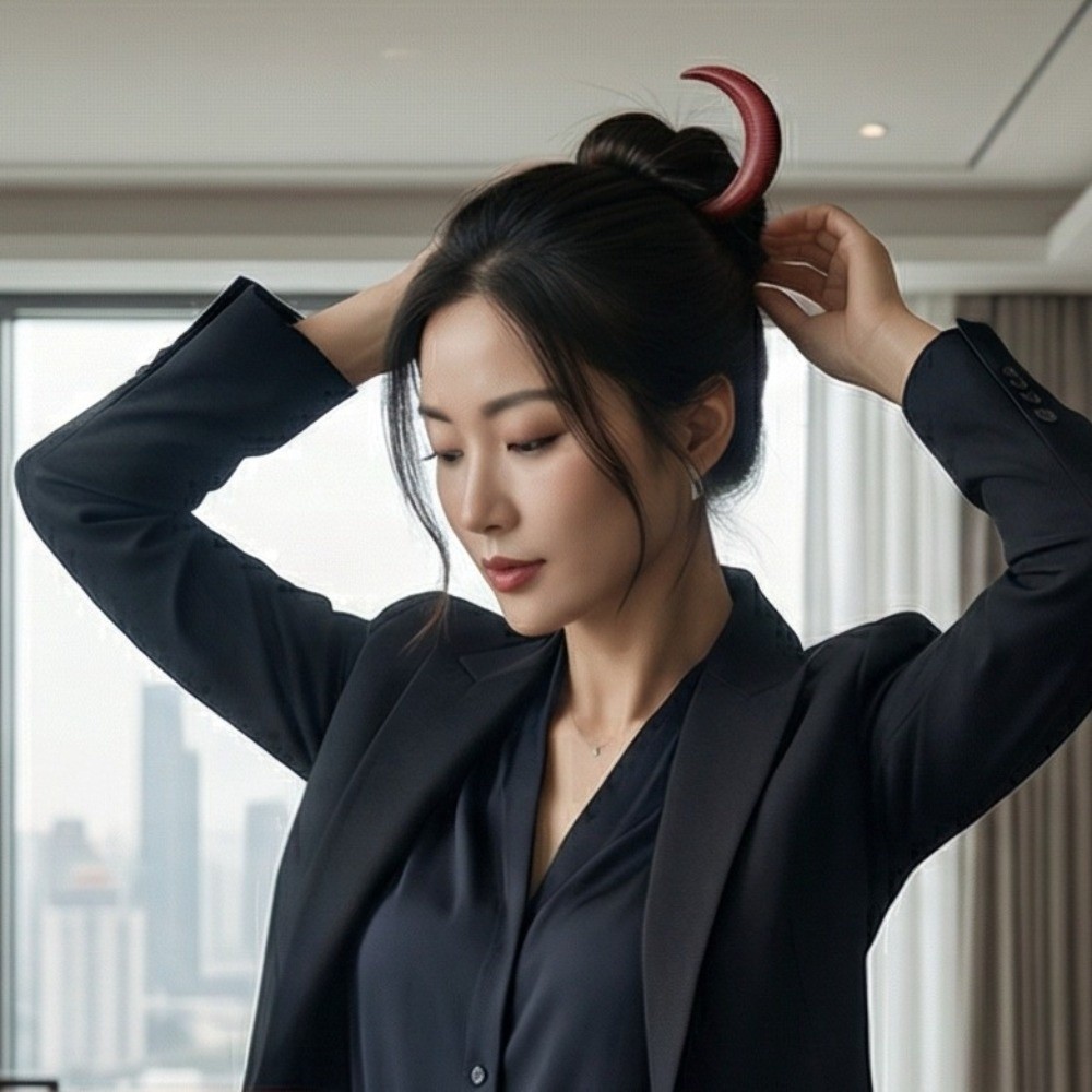 Fashion Elegant Crescent Hair  - Hanbok Hair Pin avaliação e preço