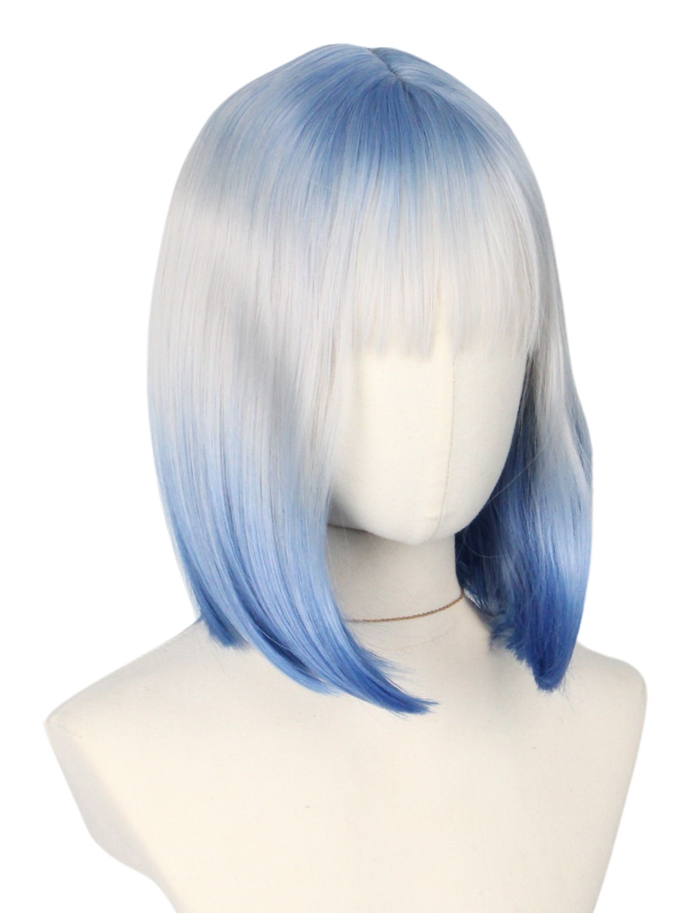 Blue and White Gradient Short  - Lifestyle Of Korean avaliação e preço
