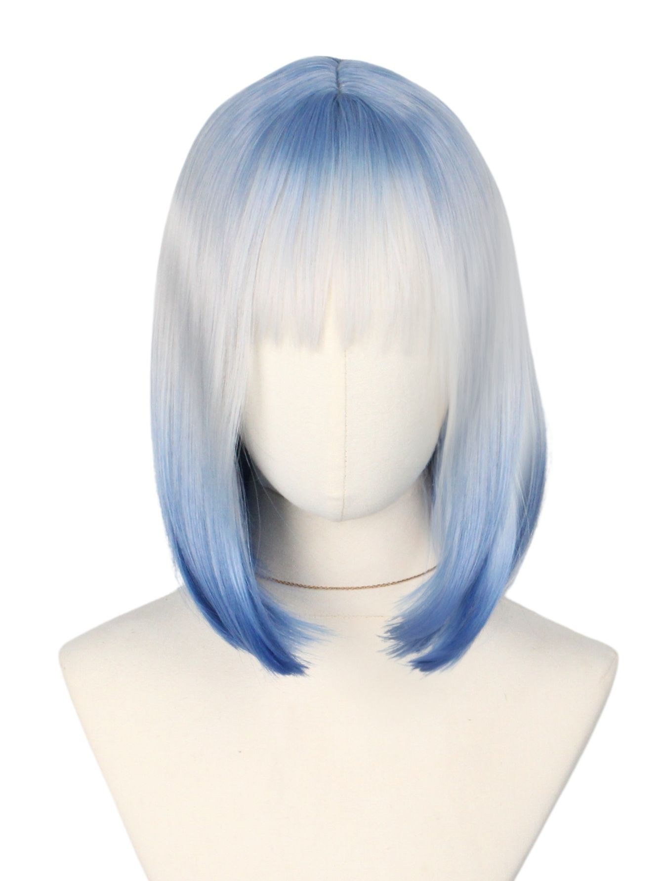 Blue and White Gradient Short  - Lifestyle Of Korean avaliação e preço