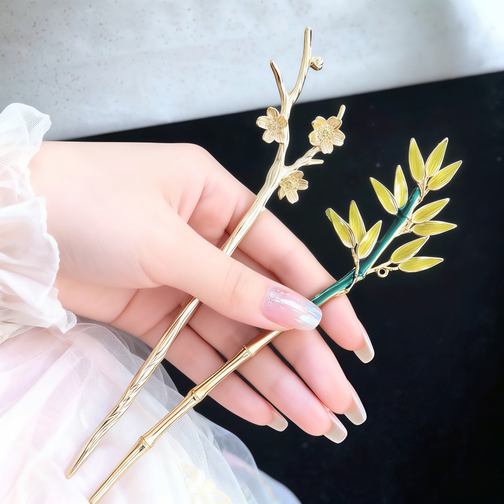 Enamel Alloy Hairpin For Women - Hanbok Hair Pin avaliação e preço