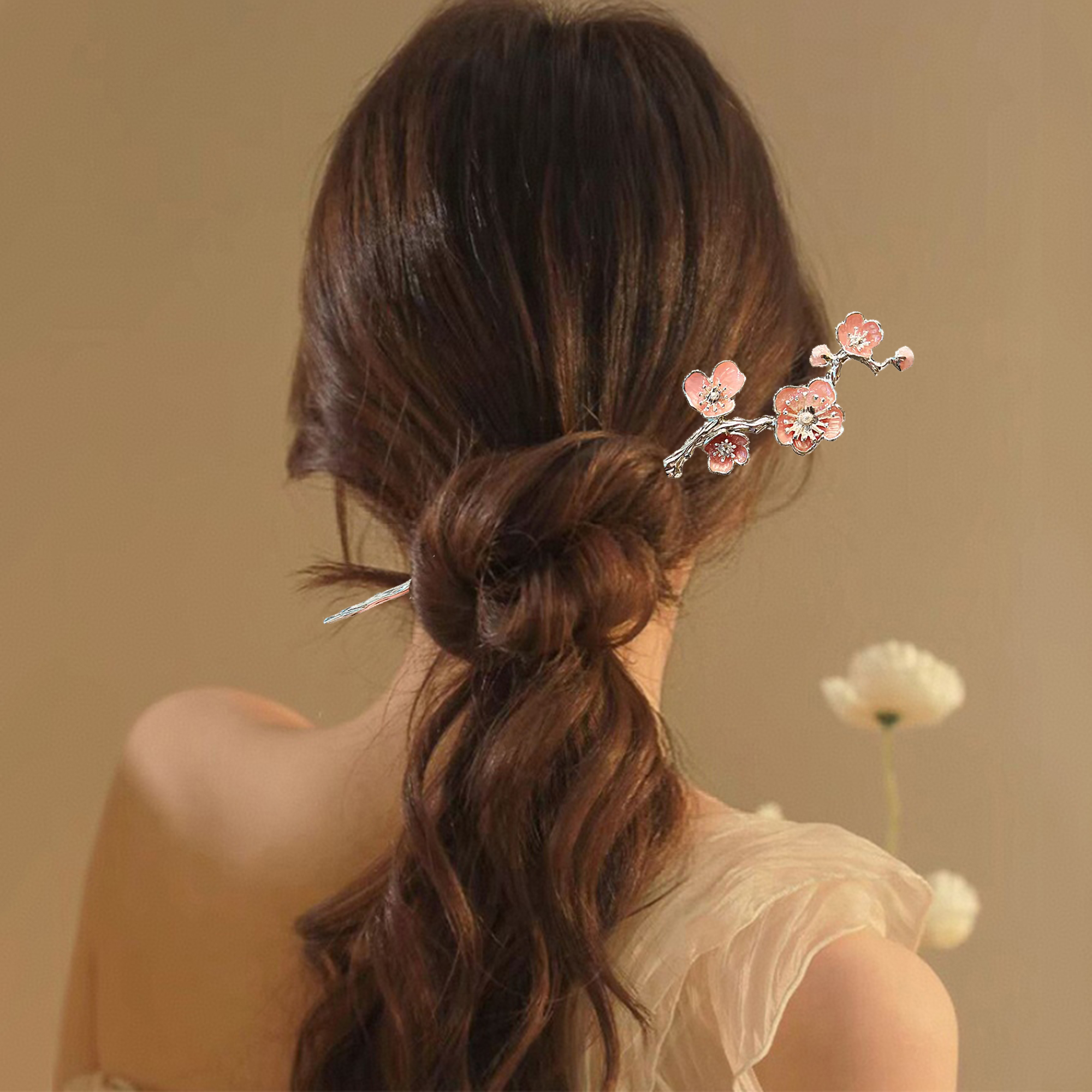 Enamel Alloy Hairpin For Women - Hanbok Hair Pin avaliação e preço