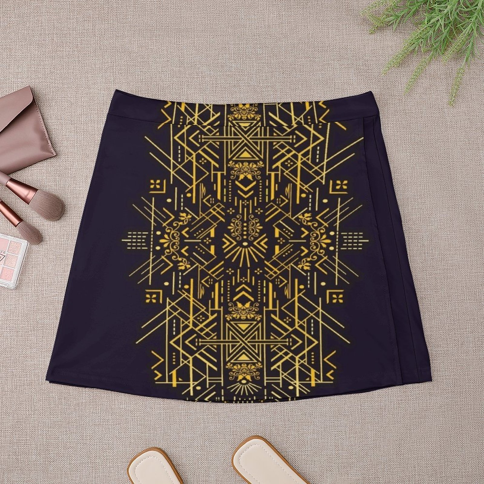 Life is Golden Mini Skirt wome - Korean Luxury Lifestyle avaliação e preço