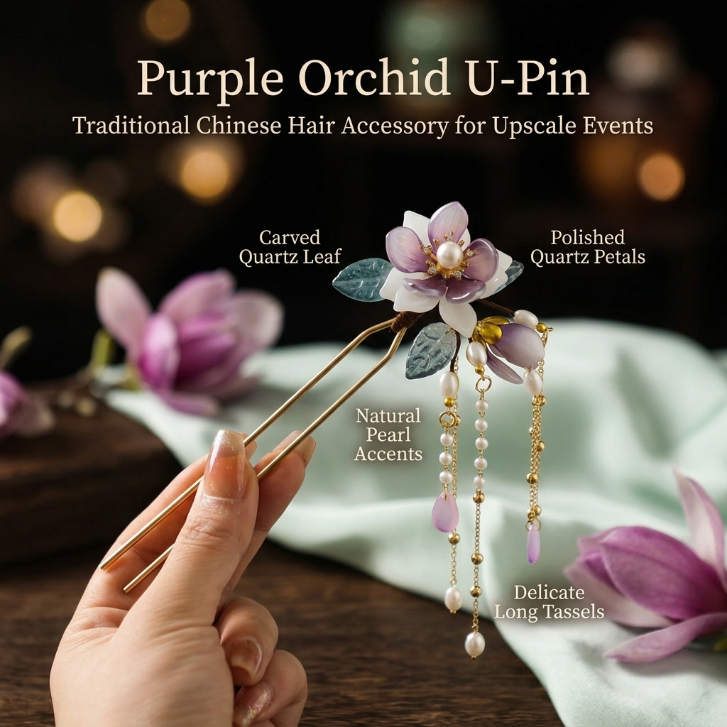 Alloy U Shaped Hair Pin With O - Hanbok Hair Pin avaliação e preço