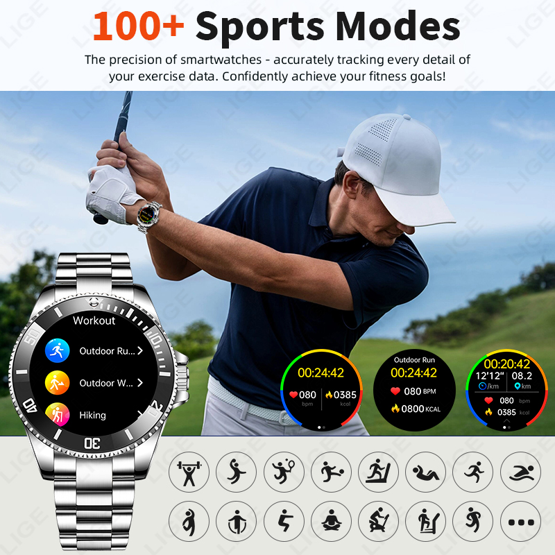 LIGE New Style Luxury Smart Wa - Korean Luxury Lifestyle avaliação e preço