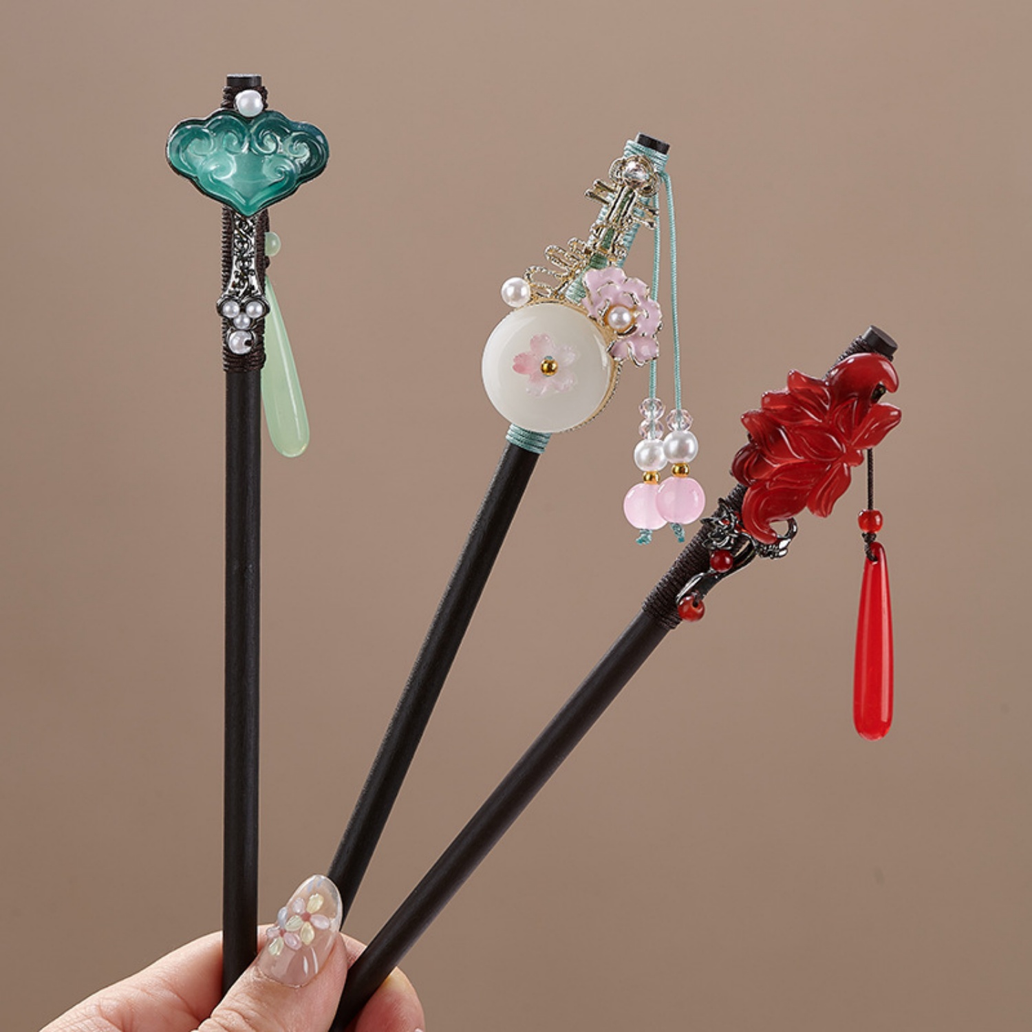 Vintage Flower Hairpin For Wom - Hanbok Hair Pin avaliação e preço