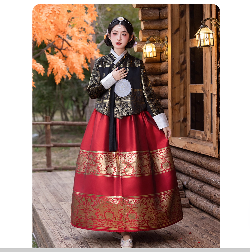 Ethnic style retro Hanbok temp - Lifestyle Of Korean avaliação e preço