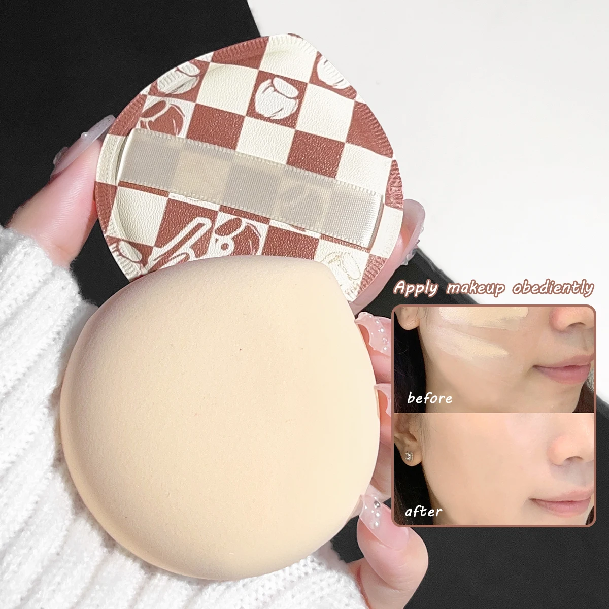 Dry and wet makeup puff sponge - Bb Cushion Korean avaliação e preço