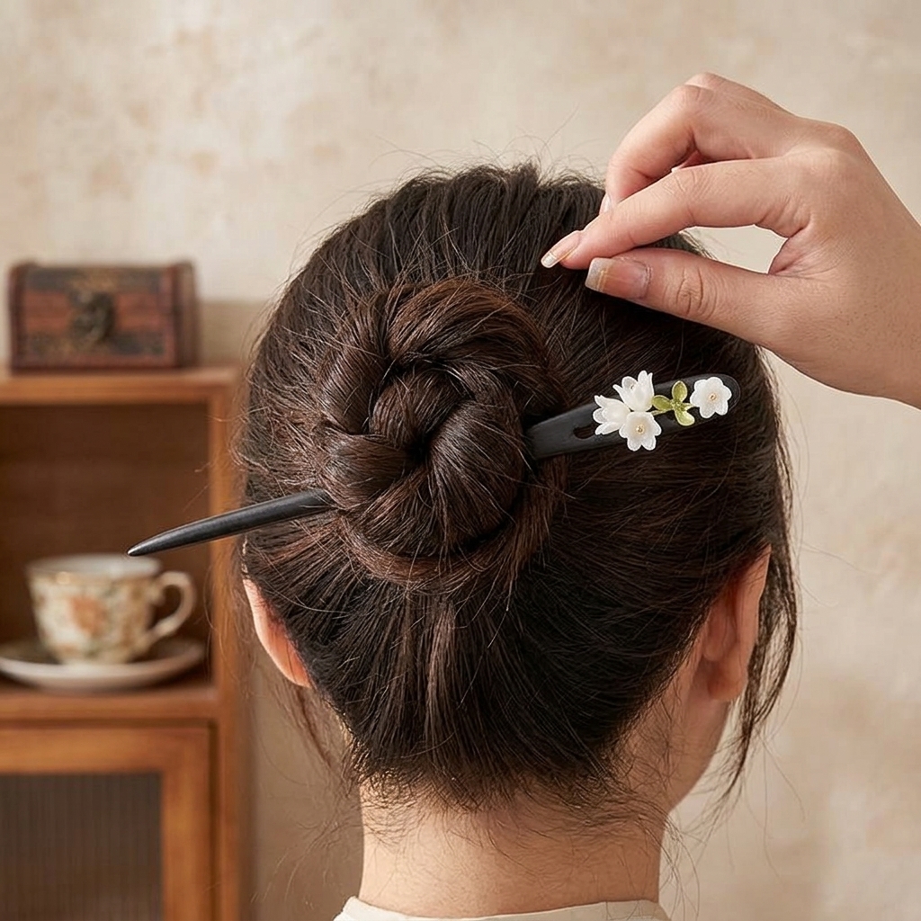 Lily Of The Valley1 Hair Stick - Hanbok Hair Pin avaliação e preço