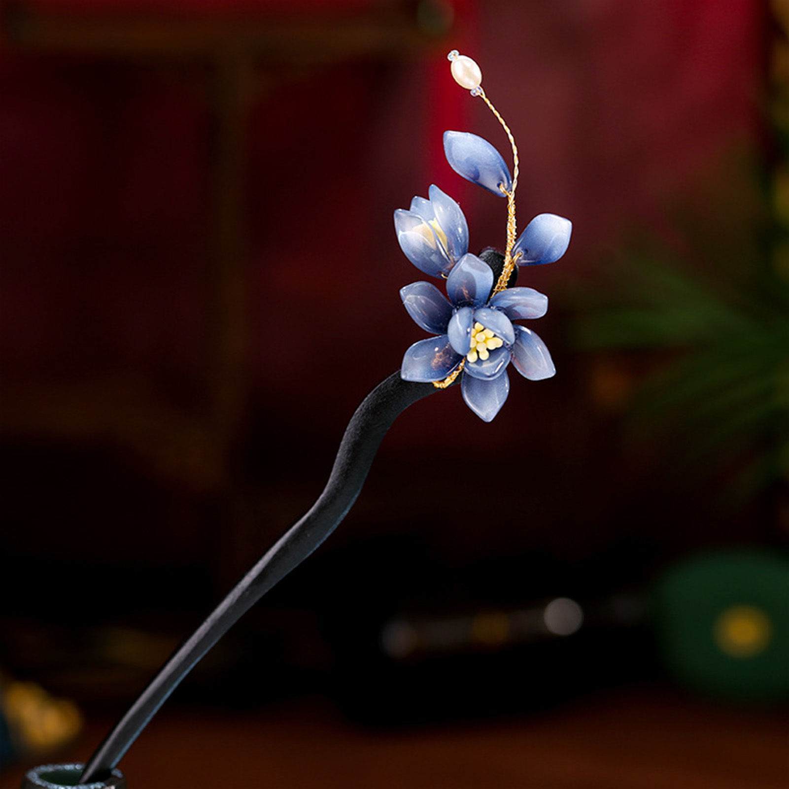 Wedding Hanfu Hairpin wood hai - Hanbok Hair Pin avaliação e preço