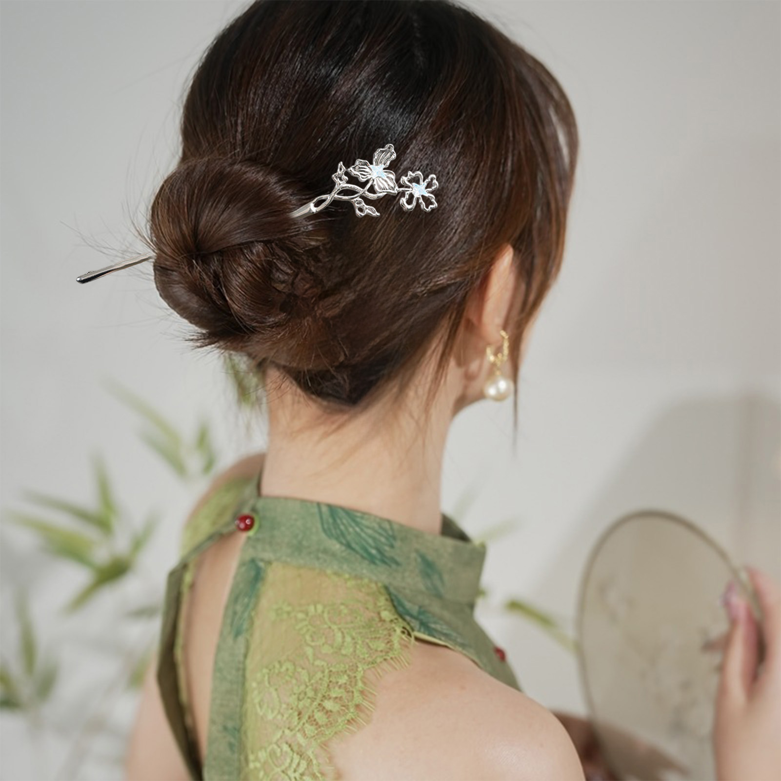 Metal Butterfly Hair Sticks Ch - Hanbok Hair Pin avaliação e preço