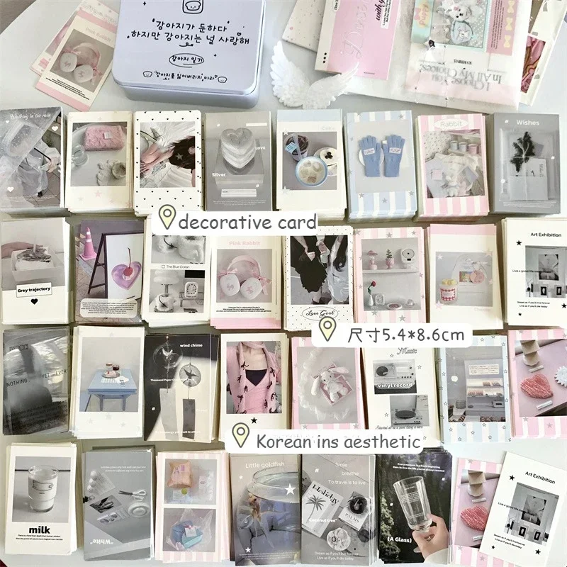 30Pcs Korean Ins Chic Girlish  - Korean Daily Lifestyle avaliação e preço