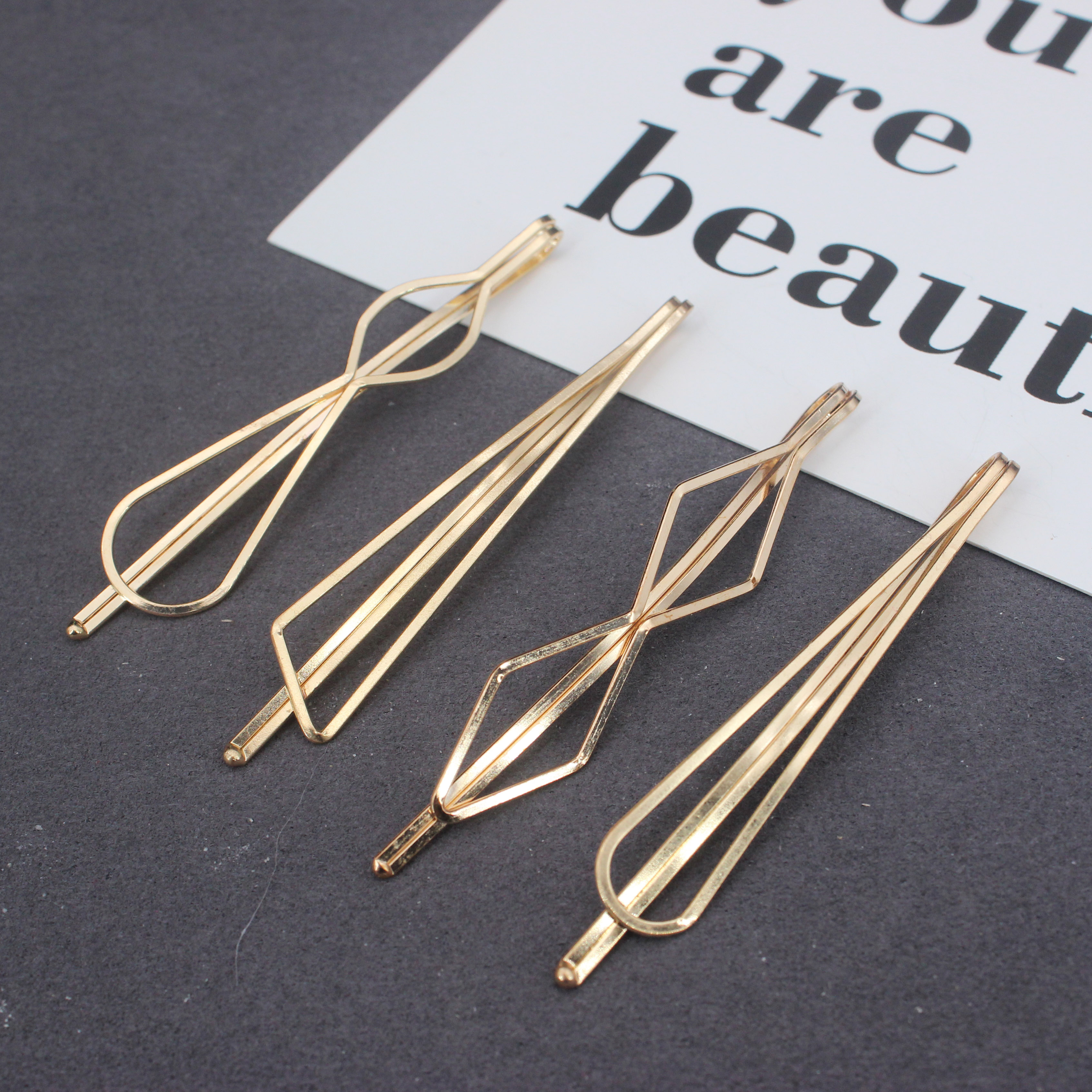 Korea Simple Metal Hair Clips  - Hanbok Hair Pin avaliação e preço