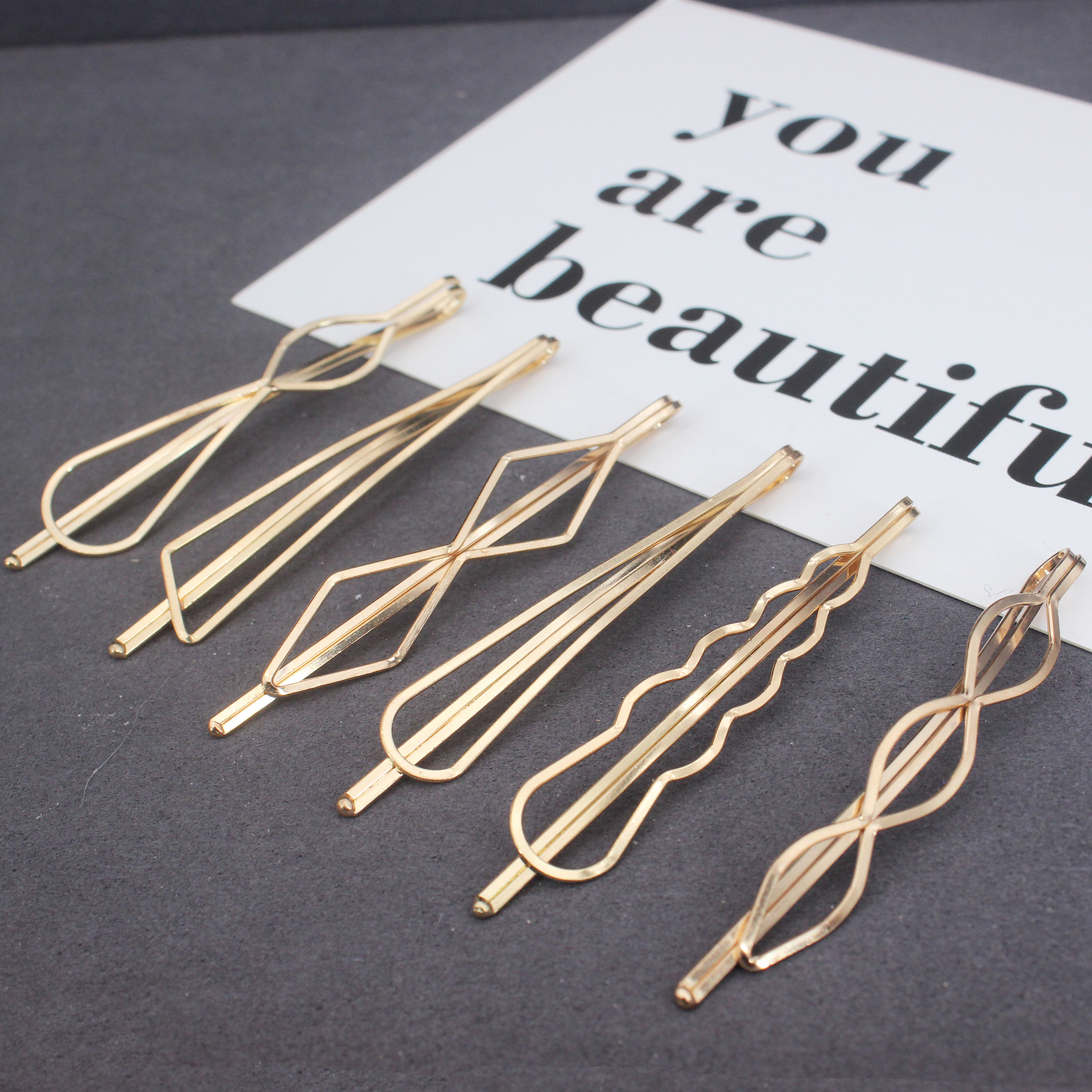Korea Simple Metal Hair Clips  - Hanbok Hair Pin avaliação e preço