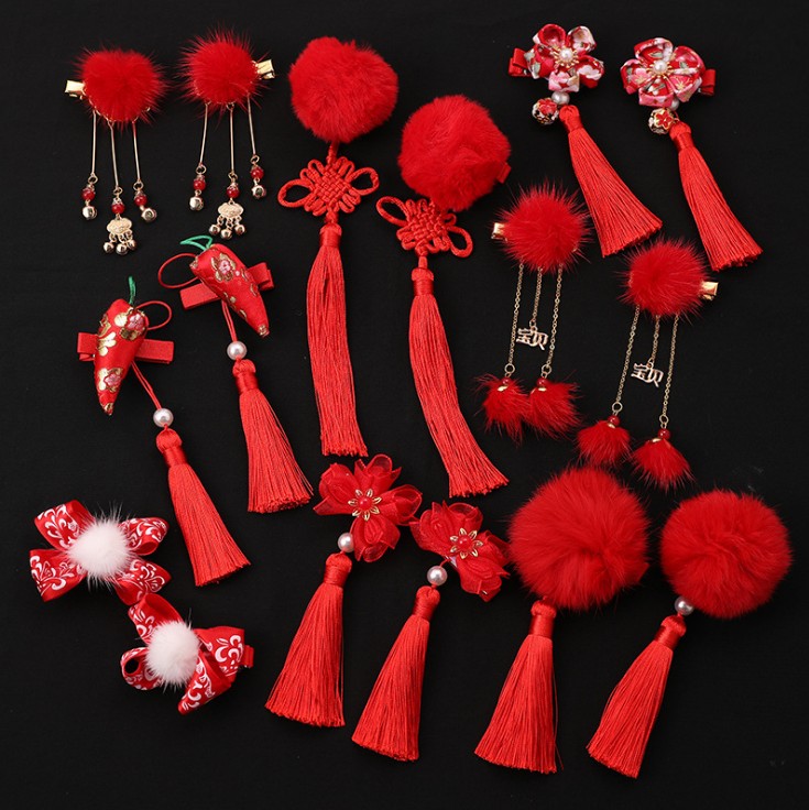 Multi style Girls Hair Clips C - Hanbok Hair Pin avaliação e preço