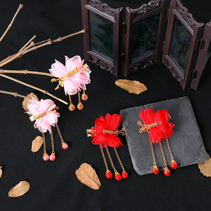 Multi style Girls Hair Clips C - Hanbok Hair Pin avaliação e preço
