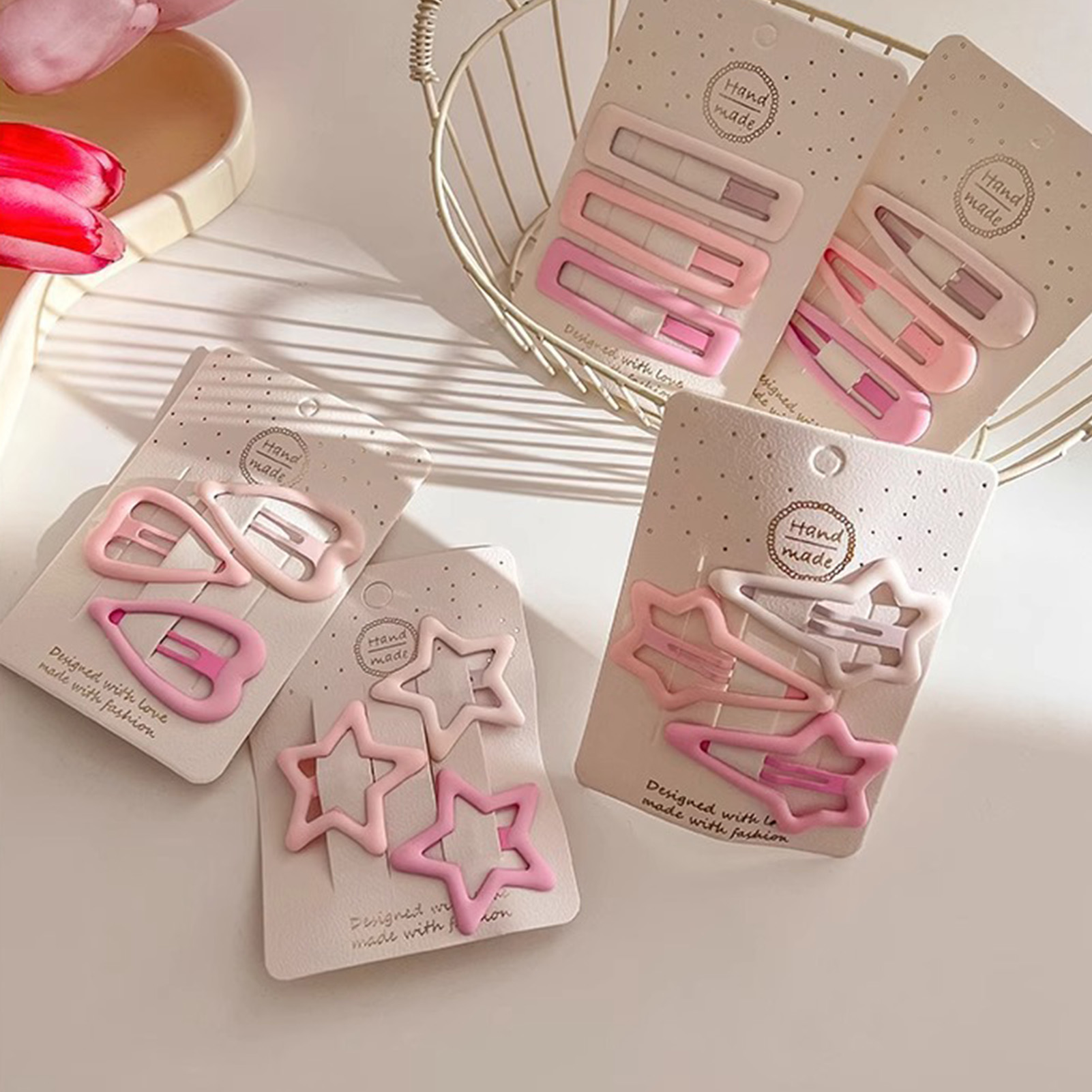 3PCS Sweet Style Headwear Pins - Lifestyle Of Korean avaliação e preço