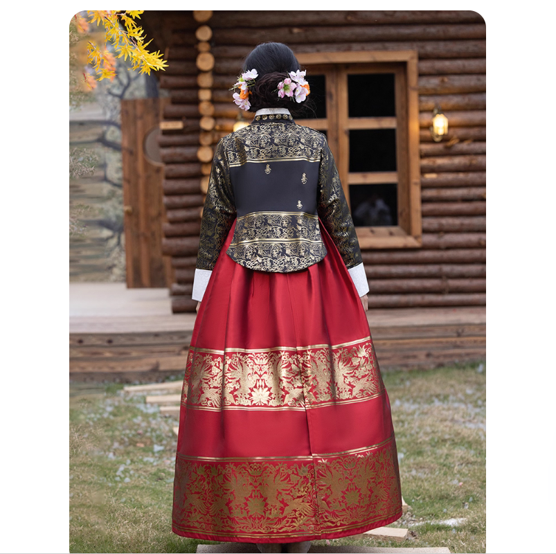 Ethnic style retro Hanbok temp - Lifestyle Of Korean avaliação e preço