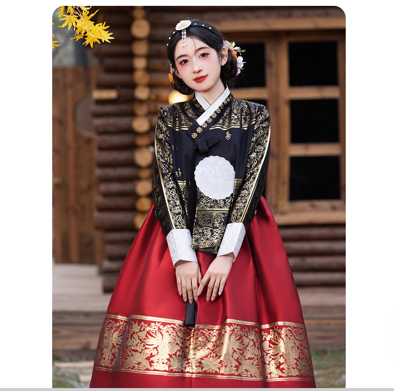 Ethnic style retro Hanbok temp - Lifestyle Of Korean avaliação e preço