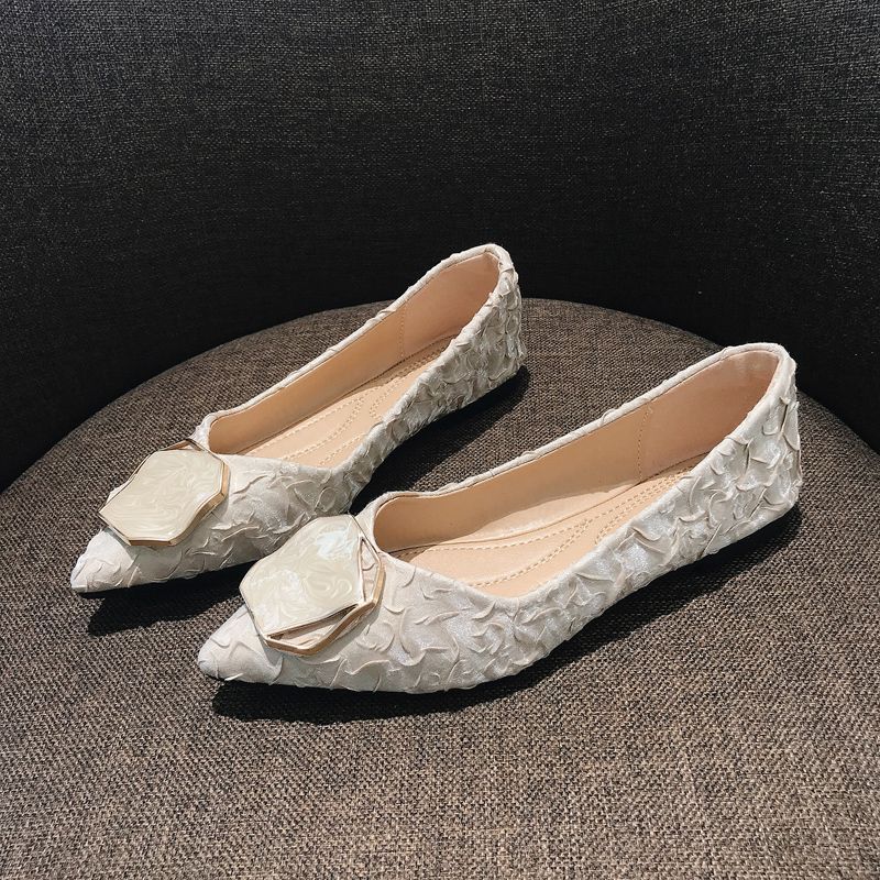 Women's Shoes Flat Pointed Toe - Korean Daily Lifestyle avaliação e preço