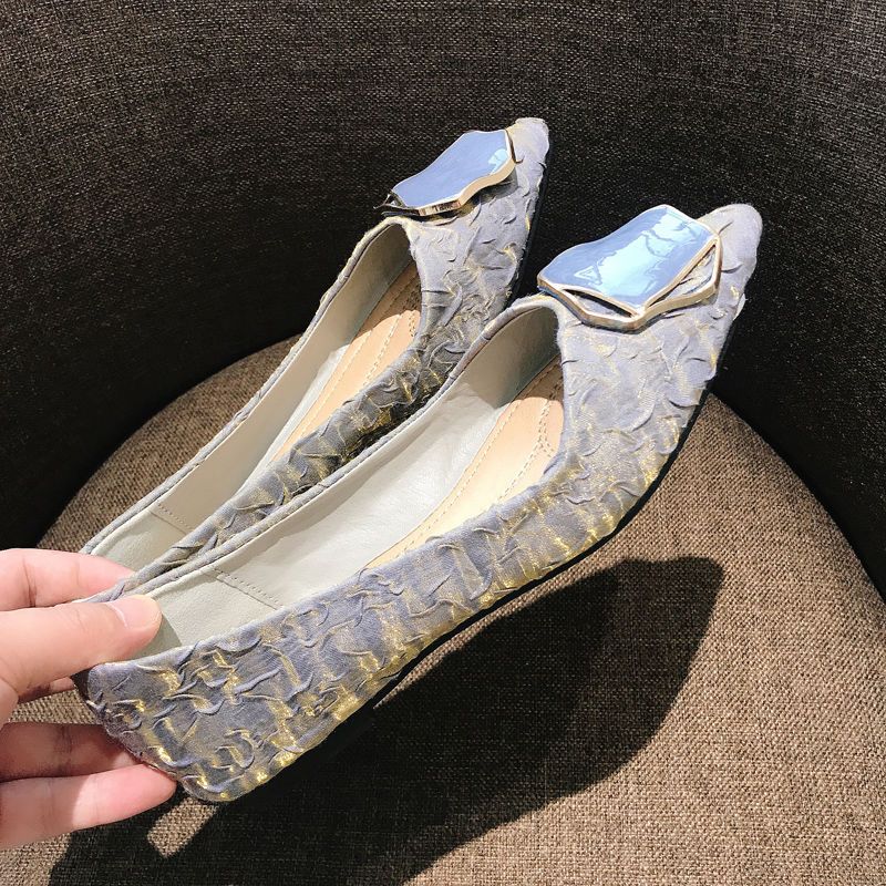 Women's Shoes Flat Pointed Toe - Korean Daily Lifestyle avaliação e preço
