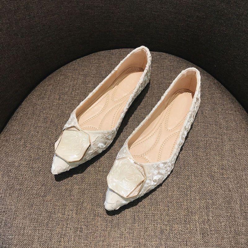 Women's Shoes Flat Pointed Toe - Korean Daily Lifestyle avaliação e preço