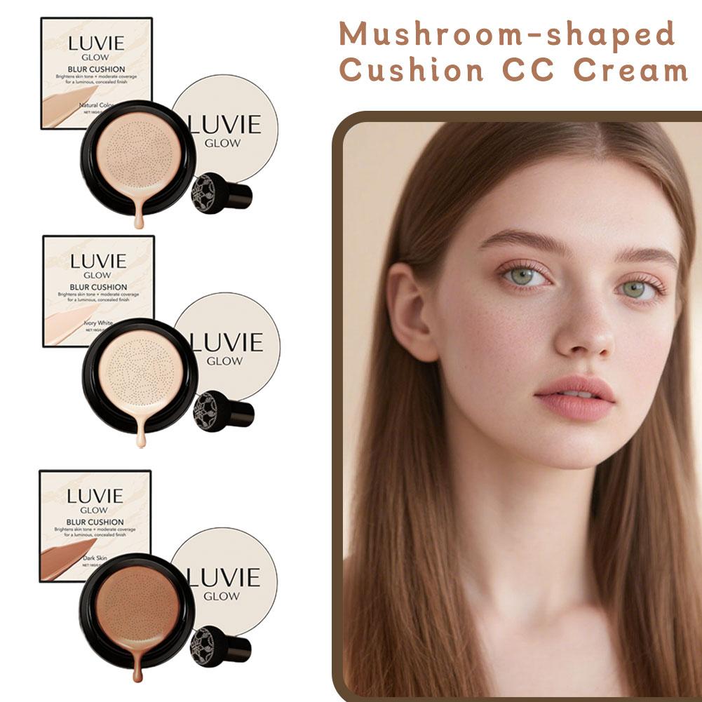 LUVIE GLOW Korean Mushroom Puf - Bb Cushion Korean avaliação e preço