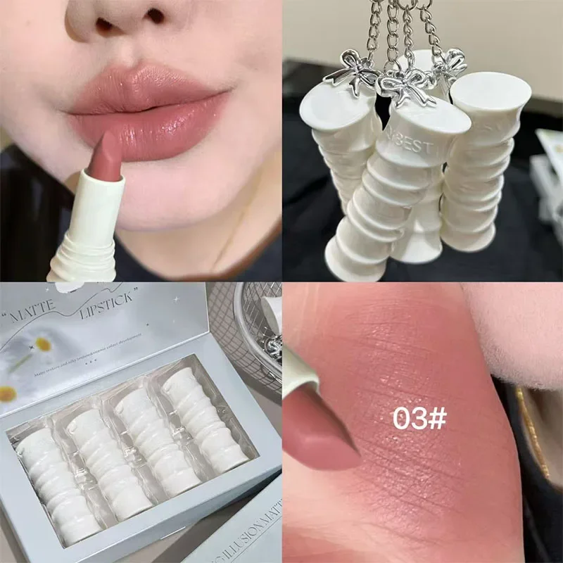 New Matte Nude Brown Lipstick  - Lip Tint Korean avaliação e preço