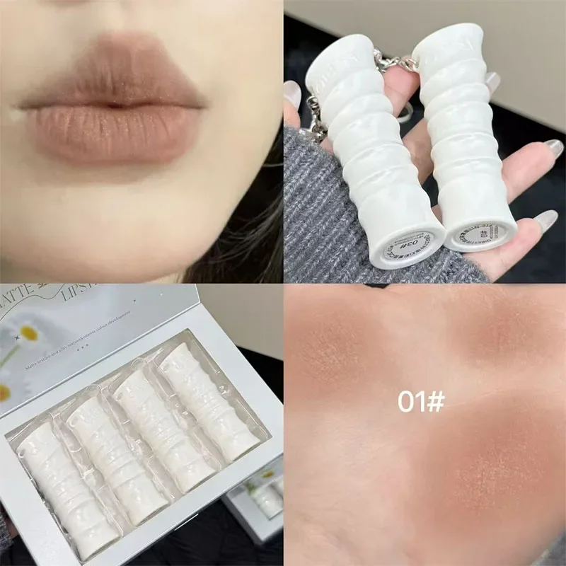 New Matte Nude Brown Lipstick  - Lip Tint Korean avaliação e preço