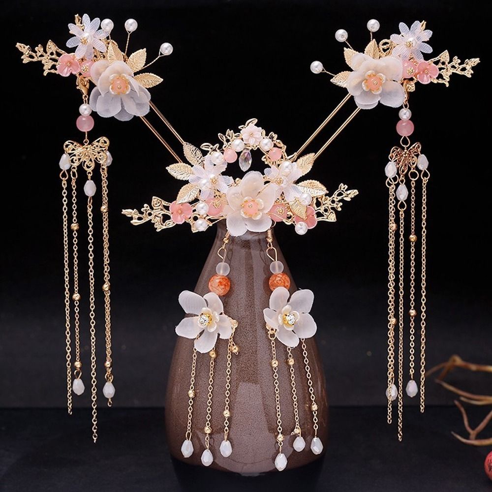 Ancient Hanfu Headdress Fairy  - Hanbok Hair Pin avaliação e preço