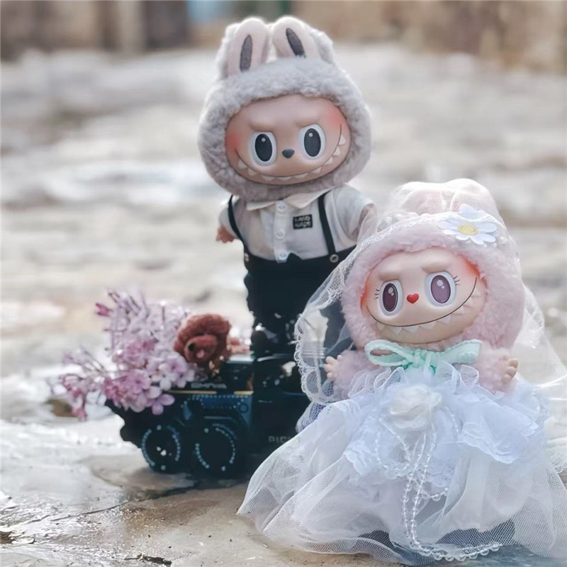 15 17cm For Labubu Doll Korean - Korean Lifestyle Items avaliação e preço