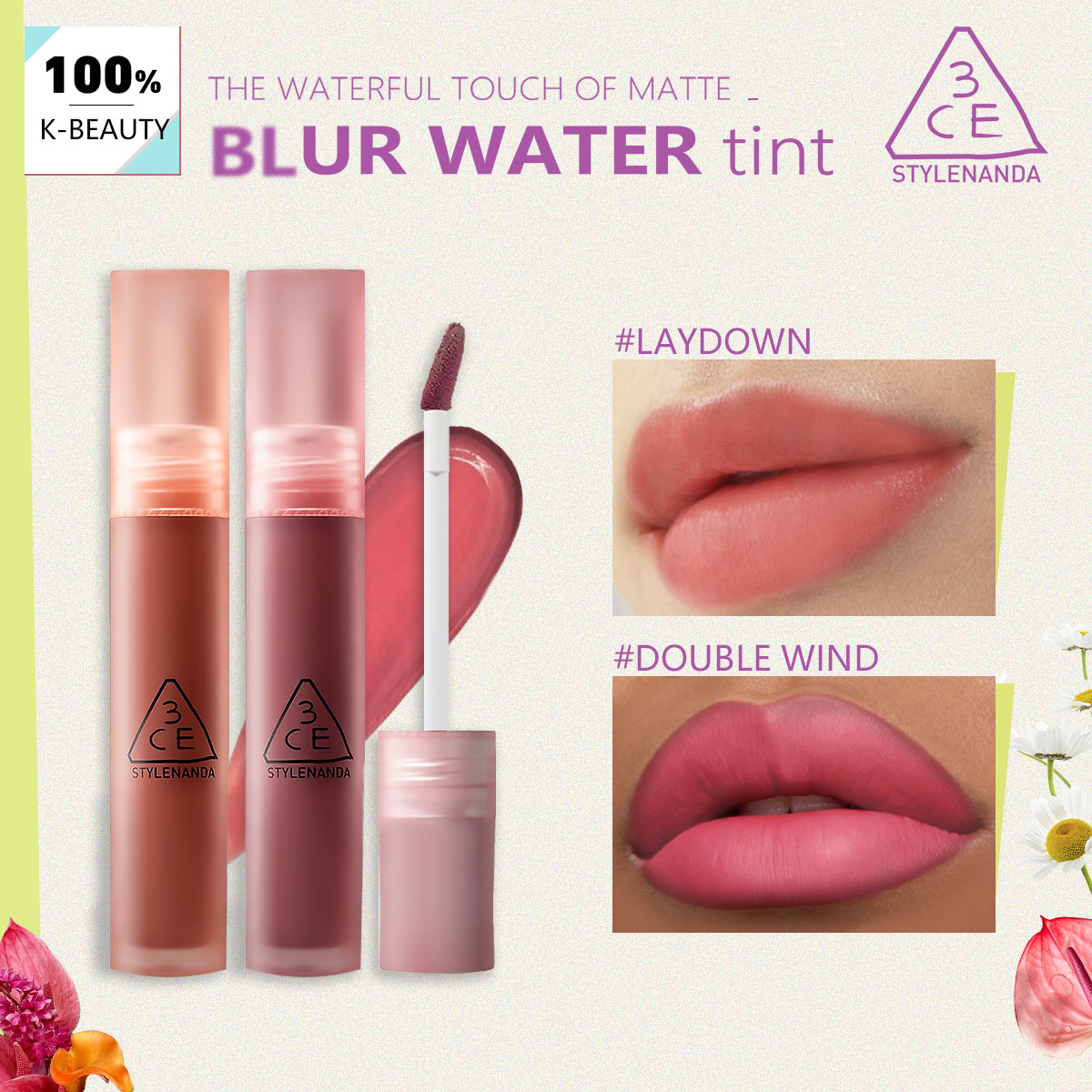 3CE BLUR WATER TINT,Buildable  - Lip Tint Korean avaliação e preço