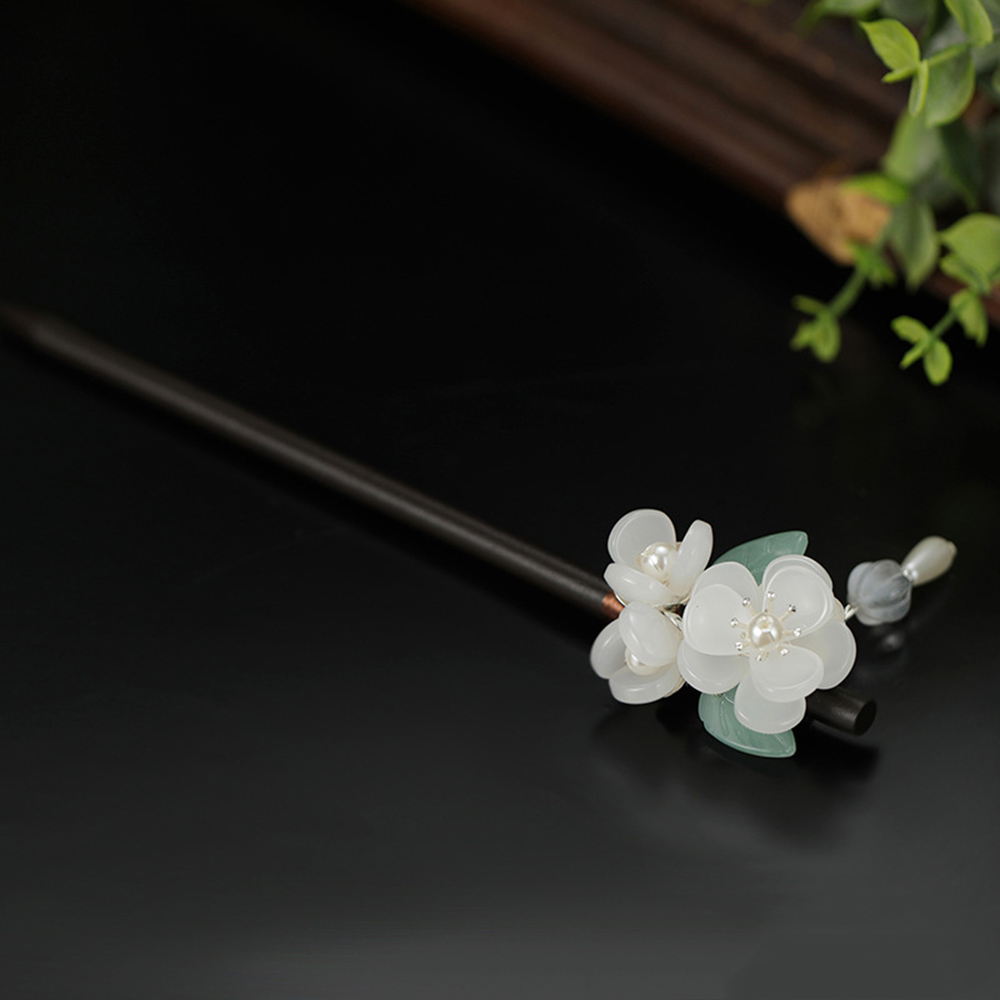 Retro Flower Hairpin With Pear - Hanbok Hair Pin avaliação e preço